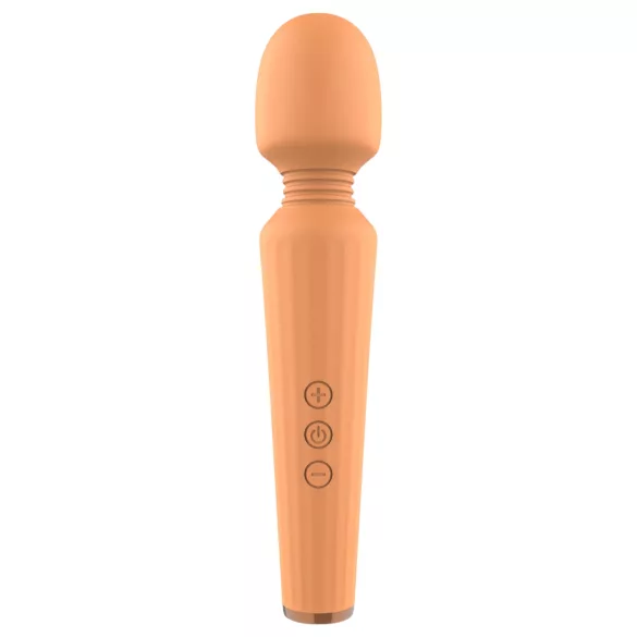 Glam - masažni vibrator na baterije - oranžen