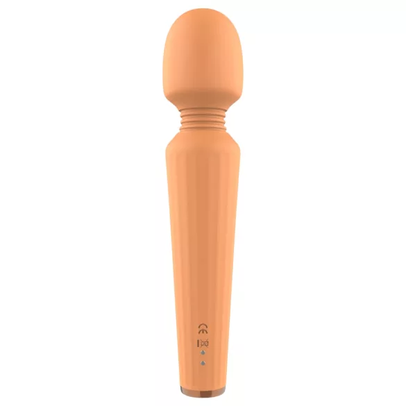 Glam - masažni vibrator na baterije - oranžen