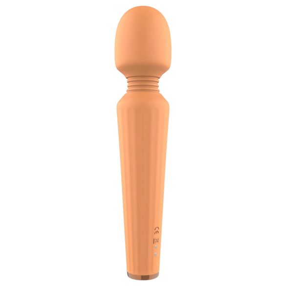 Glam - polnilni masažni vibrator (oranžen)