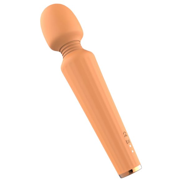 Glam - polnilni masažni vibrator (oranžen)