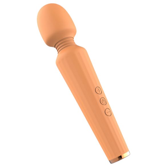 Glam - polnilni masažni vibrator (oranžen)