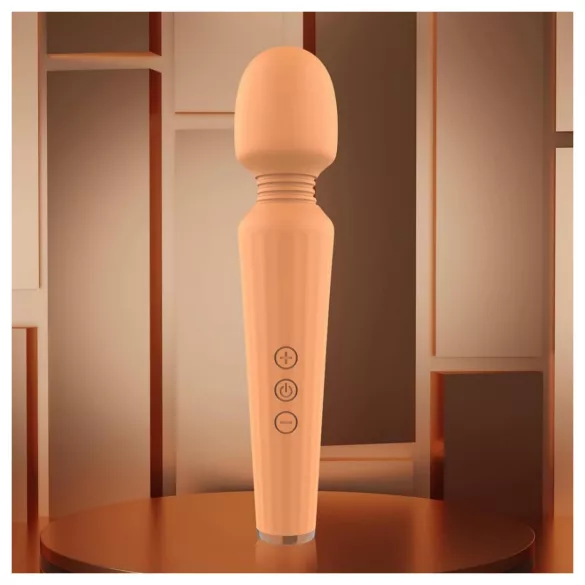 Glam - masažni vibrator na baterije - oranžen