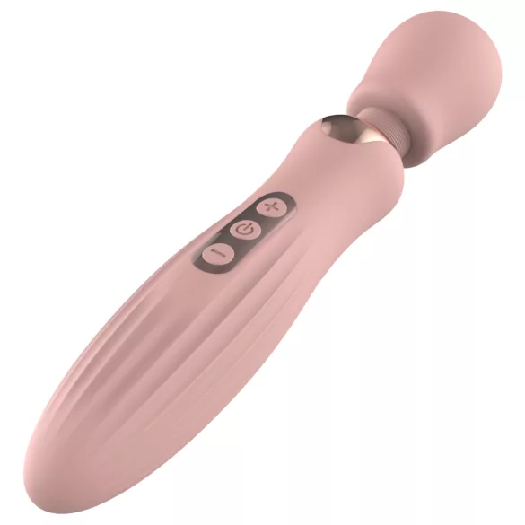 Glam - velik wand vibrator (rožnat)