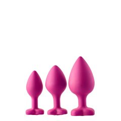   Komplet za analno urjenje Flirts - komplet za analni dildo (3 kosi) - roza