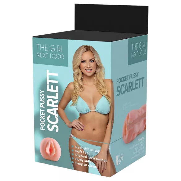 The Girl Next Door Scarlett - realistična umetna vagina - roza