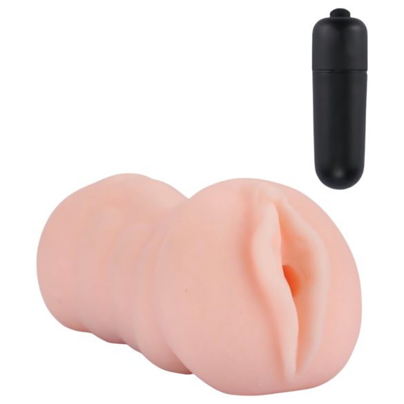 The Girl Next Door Tracey - umetna vagina z vibracijo - naravna barva