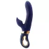 Dream Toys - vibracijski stimulator z gretjem - modra - akumulatorski