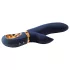 Dream Toys - vibracijski stimulator z gretjem - modra - akumulatorski