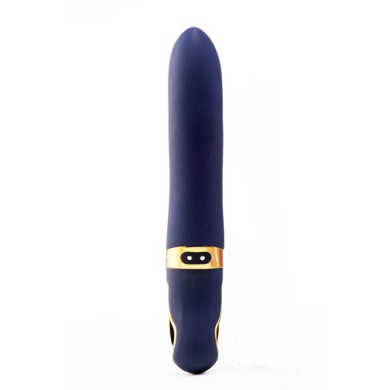 Dream Toys Atropos - ogrevan vibrator z možnostjo polnjenja (moder)