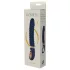 Goddess - grelni rebrasti vibrator (temno moder)