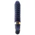 Goddess - grelni rebrasti vibrator (temno moder)
