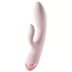   Vivre Coco - vibrator s stimulatorjem klitorisa - polnjenje USB - roza