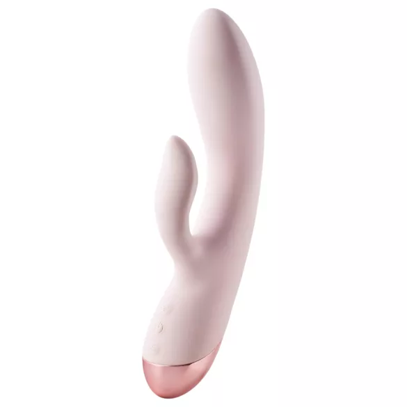 Vivre Coco - vibrator s stimulatorjem klitorisa - polnjenje USB - roza