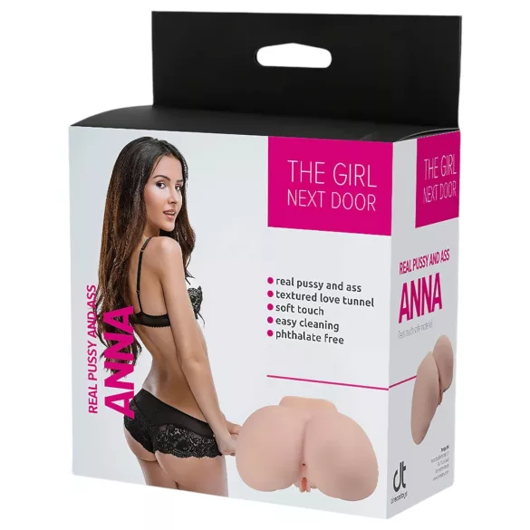 The Girl Next Door Anna - realistični torzo masturbator (barva kože)