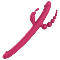   Dreamtoys - vibrator za stimulacijo G-točke in klitorisa - polnilni - roza