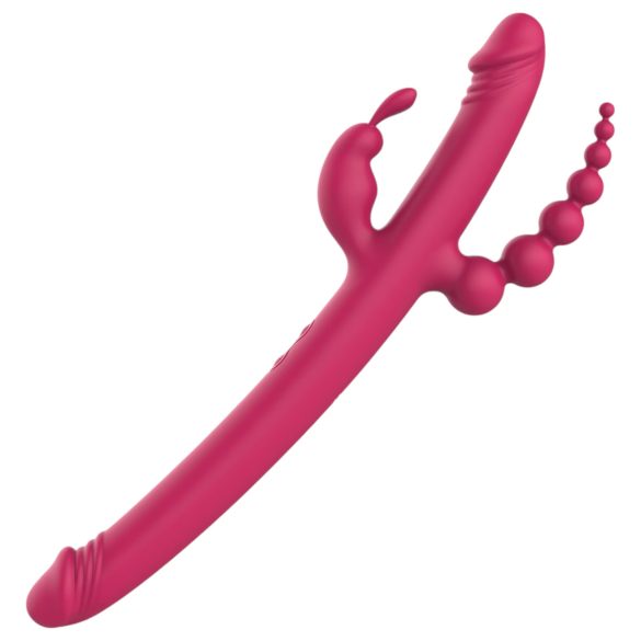 Dreamtoys - vibrator za stimulacijo G-točke in klitorisa - polnilni - roza