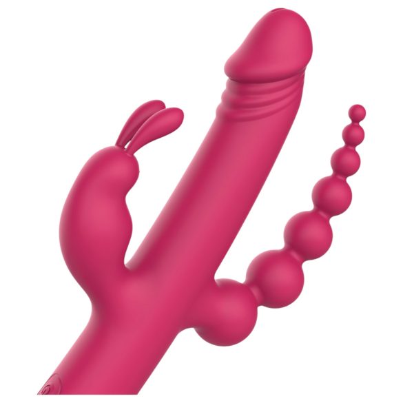 Dreamtoys - vibrator za stimulacijo G-točke in klitorisa - polnilni - roza