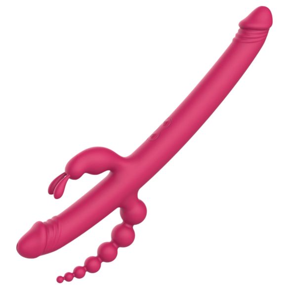 Dreamtoys - vibrator za stimulacijo G-točke in klitorisa - polnilni - roza