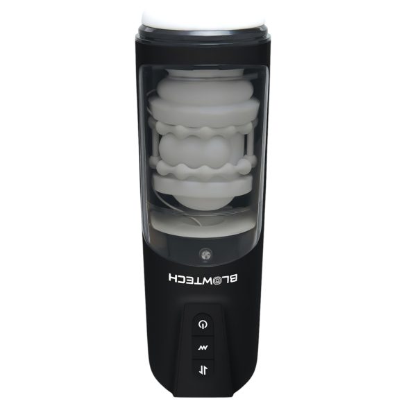 Dreamtoys Blowtech - vibrirajoč, gor-dol premikajoč masturbator (črn)