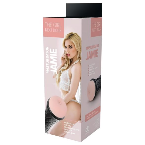 The Girl Next Door Jamie - realistična umetna zadnjica v ohišju - naravna barva