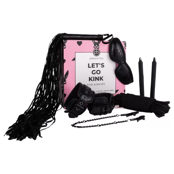 Pleasure Box Let's Go Kink - komplet za vezanje - 6-delni set