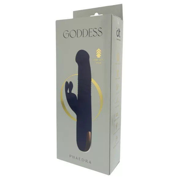 Dreamtoys Goddess Collection - potisni vibrator (temno moder)