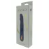 Goddess - potisni vibrator z vrtljivimi perlicami (temno moder)