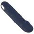 Goddess - potisni vibrator z vrtljivimi perlicami (temno moder)