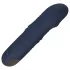 Goddess - potisni vibrator z vrtljivimi perlicami (temno moder)