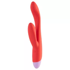   Dreamtoys Love Signal - vibrator za točko G in klitoris - rdeč
