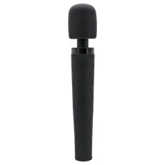 Pixey Deluxe Black Velvet - palični vibrator M (črn)