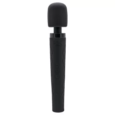 Pixey Deluxe Black Velvet - palični vibrator L (črn)