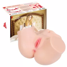   Kokos Adel Onahole - realistični torzo masturbator (naravno)