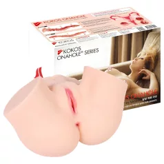 Kokos Onahole - realistični torzo masturbator (naraven)