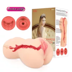   Kokos Onahole 001 XL - realistična umetna vagina masturbator (naravna)