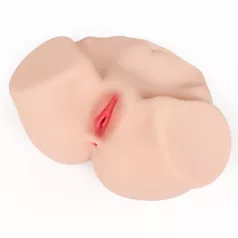   Kokos Maria - realistična seks lutka torzo vagina in anus - naravna barva