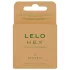 LELO Hex Organic - kondomi - naravni lateks - 3 kosi