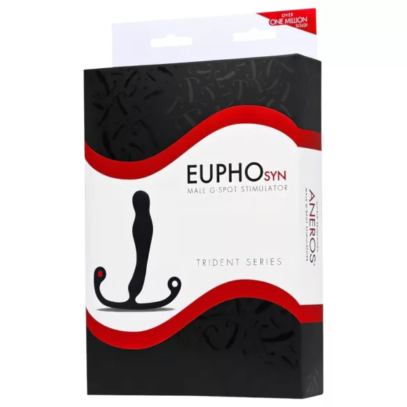 Aneros - dildo za prostato - Eupho Syn Trident - črna