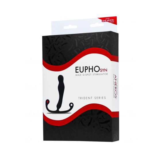 Aneros - Eupho Syn Trident - dildo za prostato (črn) -