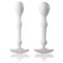 Aneros Peridise - analni dildo set - 2 kosa - bela