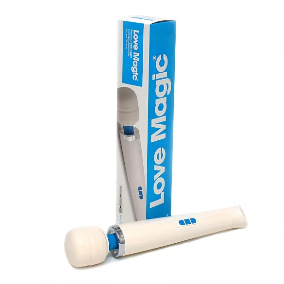 Love Magic Wand - masažni vibrator - polnilni - bel
