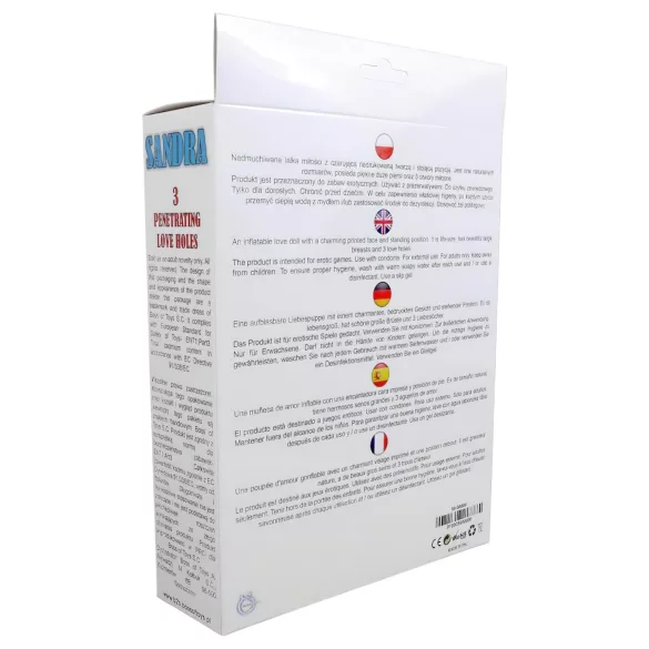 Sandra - napihljiva lutka za odrasle - 165 cm