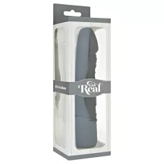 Get Real - realistični vibrator - silikon - črn