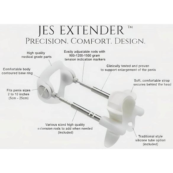 Jes-Extender - Original Standard napravapodaljšanje penisa (do 24cm)