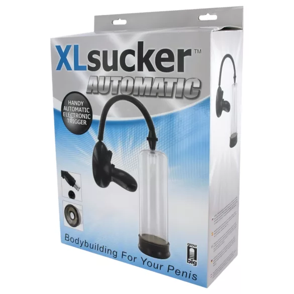 XLSUCKER - avtomatska črpalka za erekcijo in penis - prozorna
