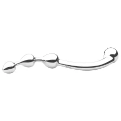   Njoy Fun Wand - kovinski dildo za analno in G-točko - srebrna