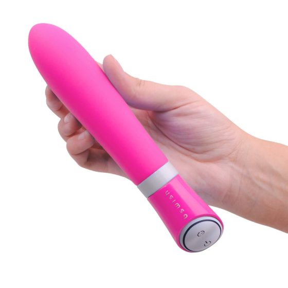 B SWISH Bgood Deluxe - vibrator s silikonsko palico (roza)