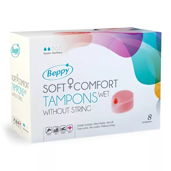 Beppy - menstrualni tamponi za mokro uporabo - 8 kosov