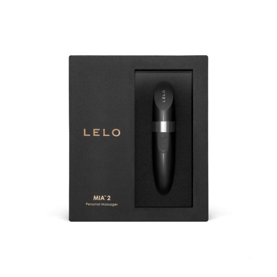LELO Mia 2 - potovalni vibrator za šminko (črn)