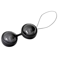 LELO Luna Noir - gejša kroglica - nastavljiva teža - črna
